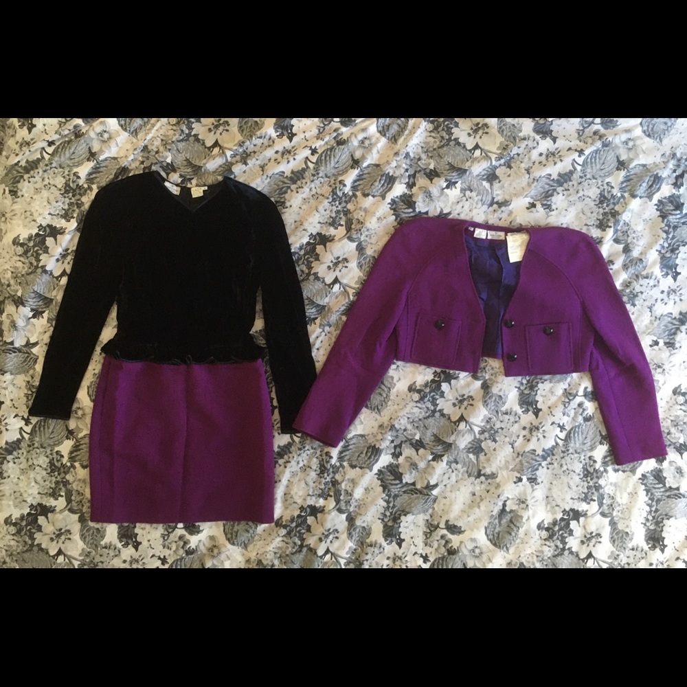 Vintage Valentino dress with matching jacket